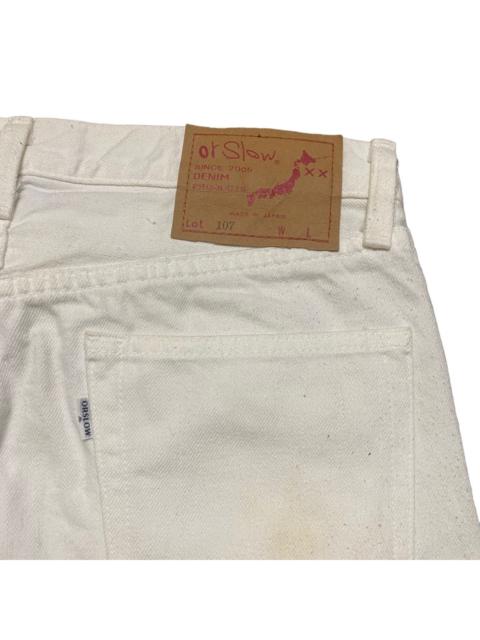 orSlow Orslow 107 Ivy Fit White Skinny Jeans