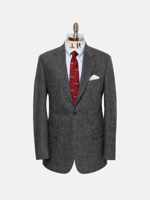 J. PRESS MADE-IN-CANADA GREY IRISH DONEGAL TWEED SPORT COAT
