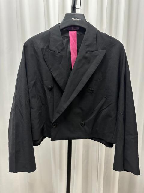 Yohji Yamamoto Yohji Yamamoto Y's wool blend coat