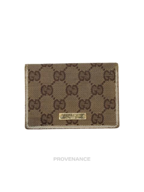 GUCCI Gucci Pocket Organizer Wallet - GG Canvas White