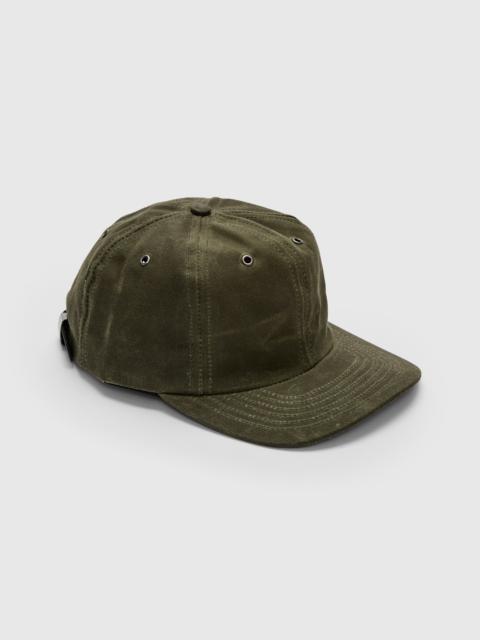 3sixteen Waxed Canvas Baseball Cap in Olive