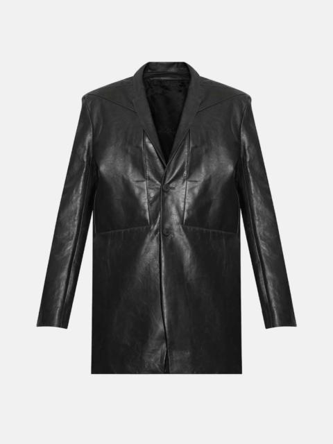 Rick Owens Black Lido Leather Jacket