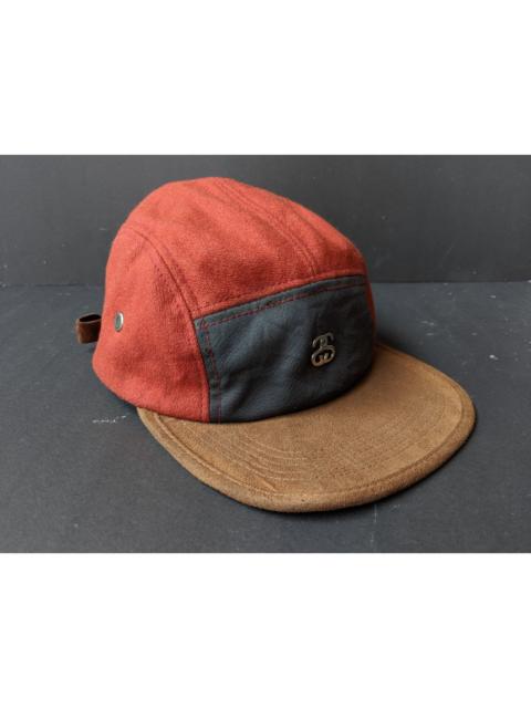 Stüssy Streetwear stussy 5panel cap two tones color iron logo