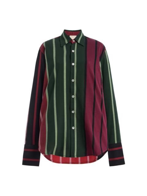 MARRAKSHI LIFE Exclusive French Cuff Cotton Shirt multi