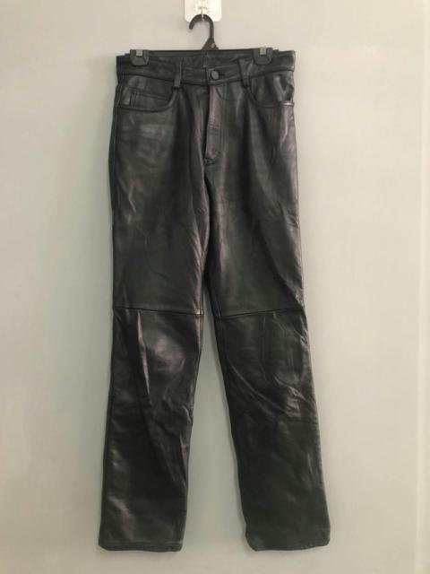 Other Designers Genuine Leather - COMME CA DU MODE Leather Pants Cowhide Cow Japan