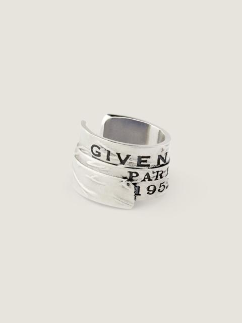 Givenchy GIVENCHY TAPE EARCUFF IN METAL AND ENAMEL