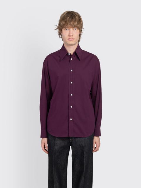 Lemaire Soft Shirt In Washed Cotton Muslin