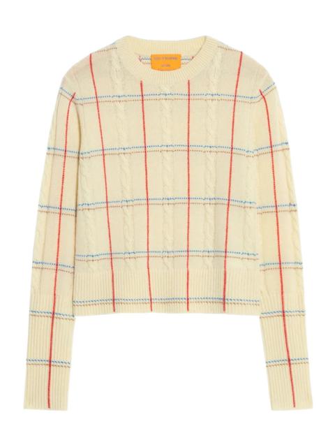 GUEST IN RESIDENCE SHRUNKEN CHECK CREW