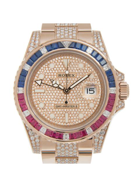 ROLEX Rolex GMT-Master II Automatic Diamond Men's Watch M126755SARU-0002