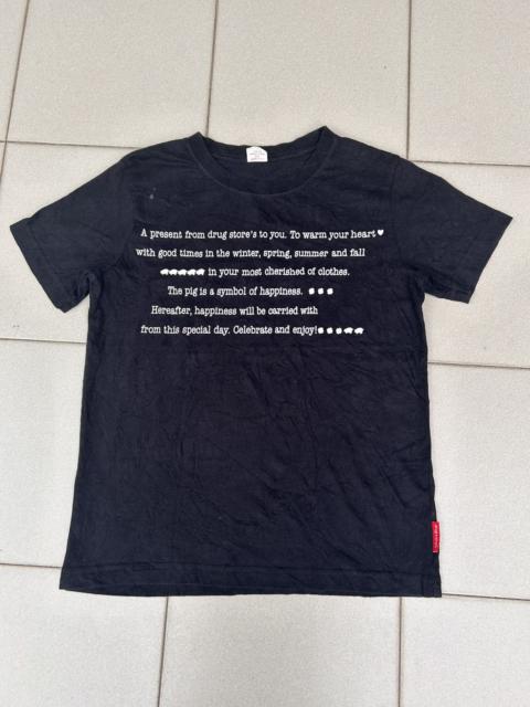 Other Designers Japanese Brand - Drugstore wording black tee