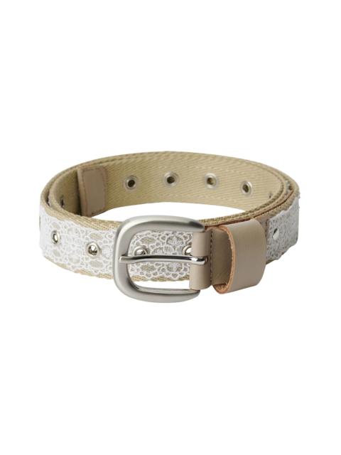 Our Legacy 3cm Lace Belt 'White'
