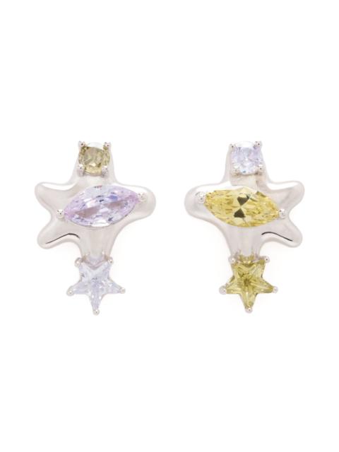Collina Strada AMETHYST CANARY CONSTELLATION STUDS