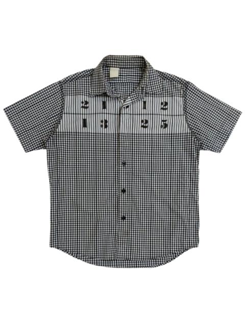 N.Hoolywood RARE! N.HOOLYWOOD MISTER HOLLYWOOD GINGHAM CONVICT STYLE