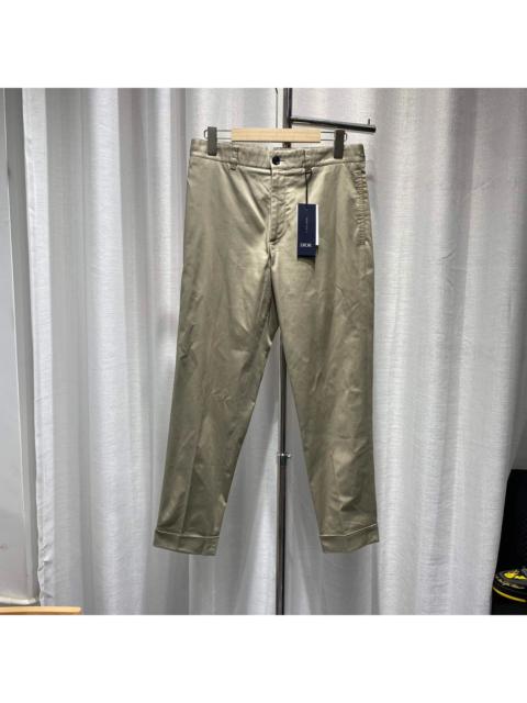 Dior Dior CD Logo Embroidered Cotton Khaki Pants