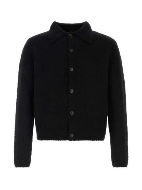 Dries Van Noten Dries Van Noten Men Black Alpaca Blend Moro Cardigan