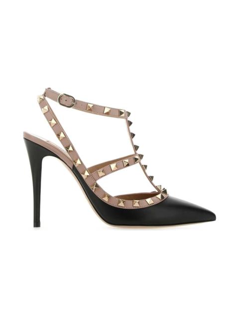 Valentino Two-tone Leather Rockstud Pumps