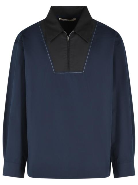 Marni Marni Blue Cotton Shirt Men