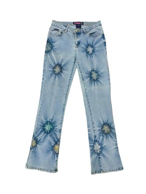 Hysteric Glamour Flare Bubblegum Blue Jean ART Sun Tears Design