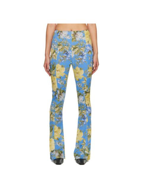 Acne Studios Blue Flared Trousers