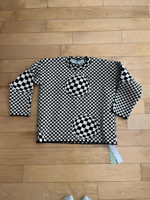 Off-White NWT - Off-White Checkered sweater