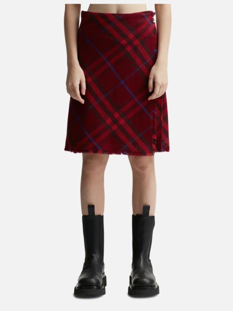 Burberry CHECK WOOL KILT