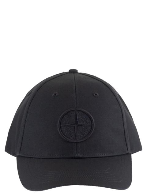 Stone Island Stone Island Men Cap With Embroidered Compass Logo