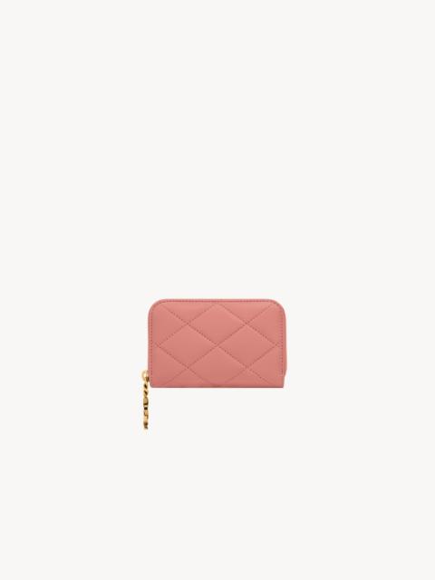 SAINT LAURENT CASSANDRE BIJOU CHANGE PURSE IN LAMBSKIN