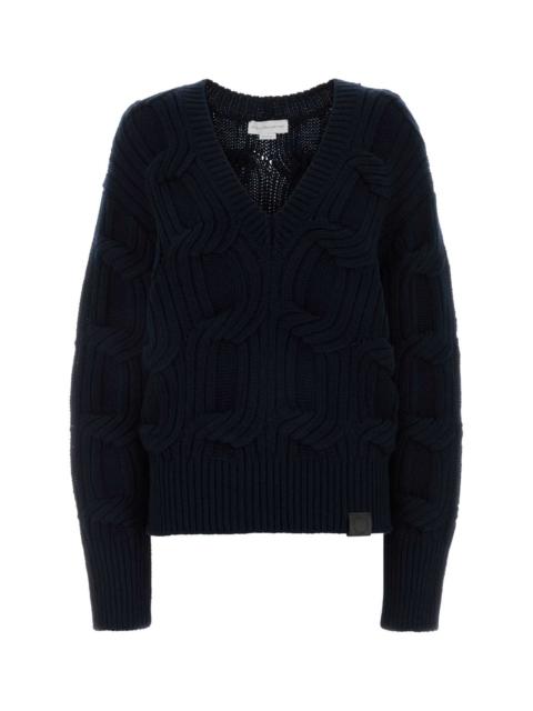 Stella McCartney Stella Mccartney Women Midnight Blue Wool Sweater
