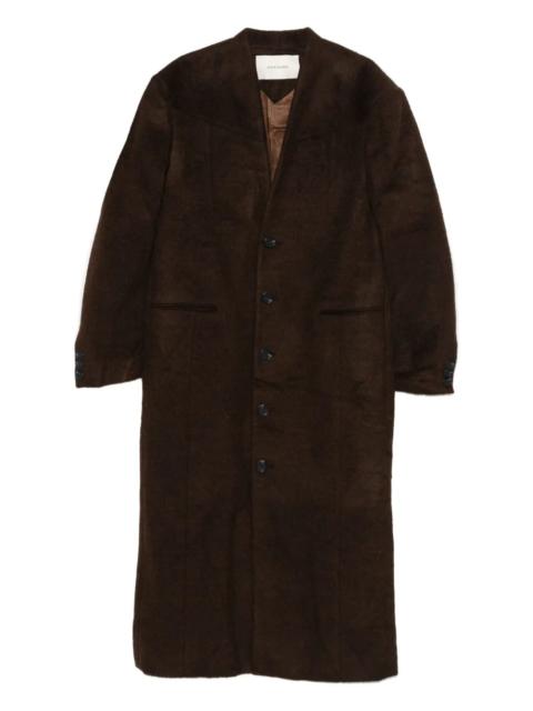 entire studios Mute button-front overcoat