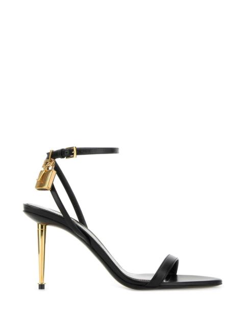 TOM FORD Tom Ford Women Black Leather Sandals