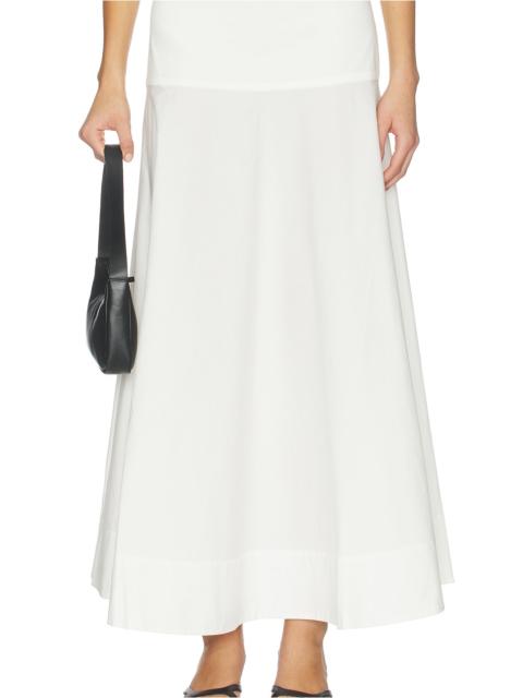 ST. AGNI Cotton Circle Hem Skirt