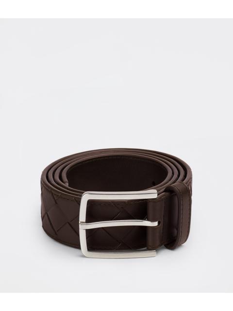 Bottega Veneta Bottega Veneta Men Intreccio Leather Belt