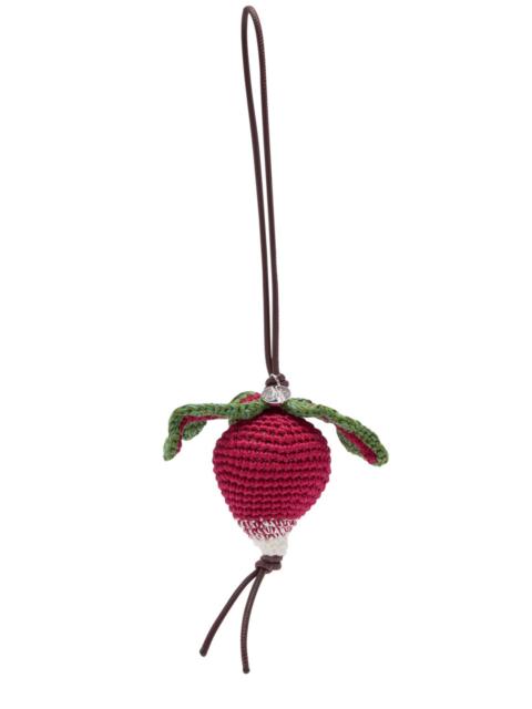 JW Anderson JW Anderson Radish Crochet Cotton bag Charm