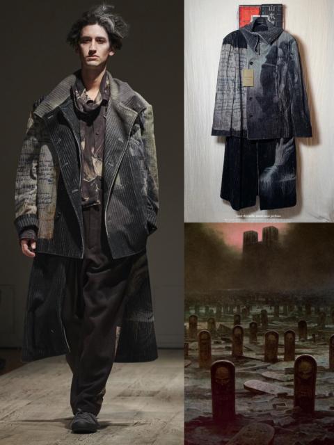 Yohji Yamamoto Yohji Yamamoto 22aw Beksinski double-layer coat