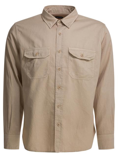 TOM FORD Tom Ford "military" Linen Blend Shirt