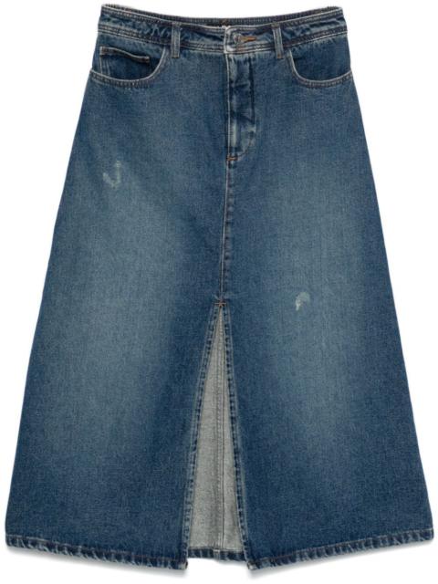 A.P.C. A.P.C. Women Georgia Denim Midi Skirt