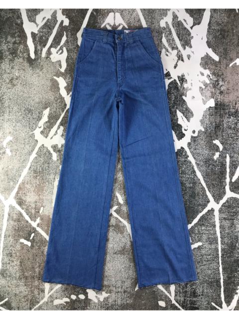 Other Designers Vintage - Vintage UFO Jeans Blue Baggy Flare Denim KJ1627