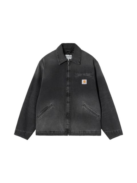 Carhartt Carhartt Work In Progress OG Detroit Denim Jacket in Black (Grind Wash) at Nordstrom