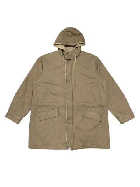 Other Designers Uniqlo Canvas Work Hooded Jacket
