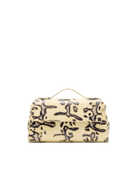 Proenza Schouler Tate python-print clutch bag