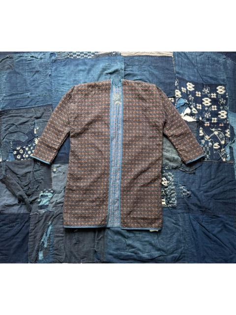 visvim VISVIM 15AW ICT Sanjuro Coat Jacket (Washed/Distressed Sashiko Kimono-style Jacket)