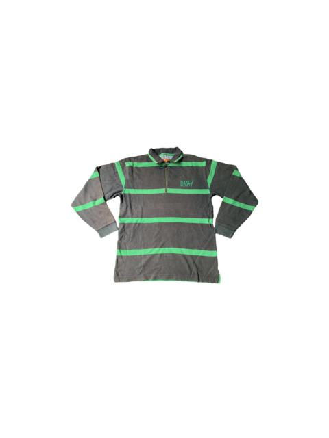 Other Designers Sportswear - R.M. Williams Stripe Long Sleeve Rugby Polo Shirt Tee