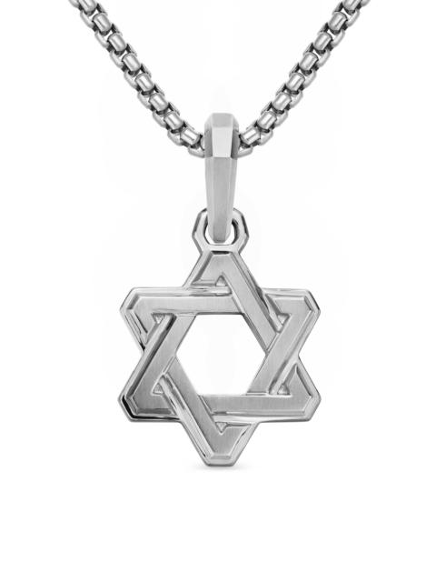 DAVID YURMAN David Yurman Deco Star of David Pendant in Silver at Nordstrom