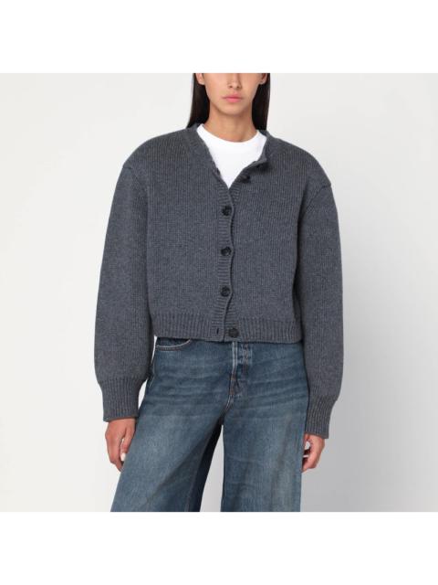 Róhe Gray wool cardigan