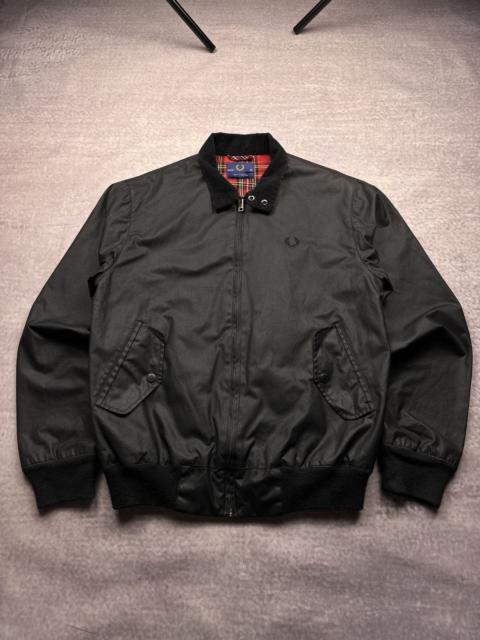 Vintage Rare Fred Perry England Waxed Bomber Jacket