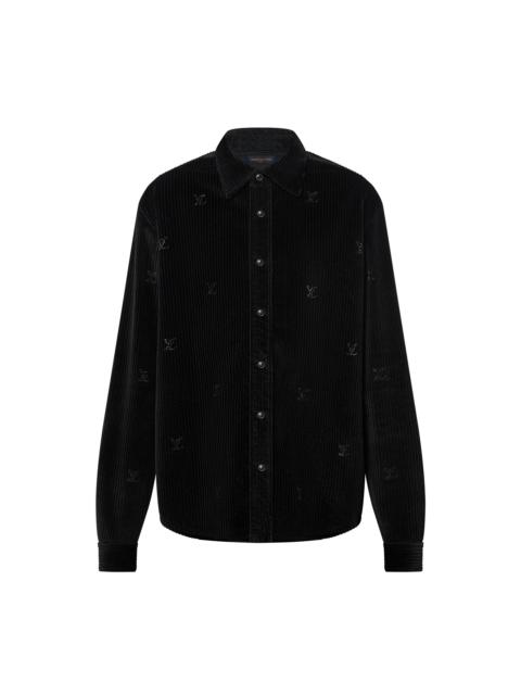 Button-Down Long-Sleeved Corduroy Shirt