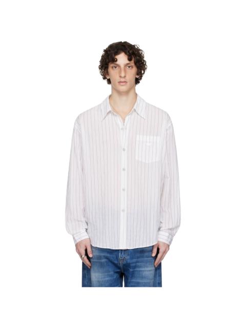 WORK SHOP Emporio Armani White Garibaldi Shirt