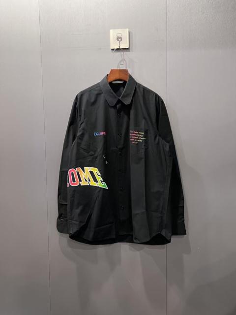 Louis Vuitton Louis Vuitton Runway Slogan Logo Shirt