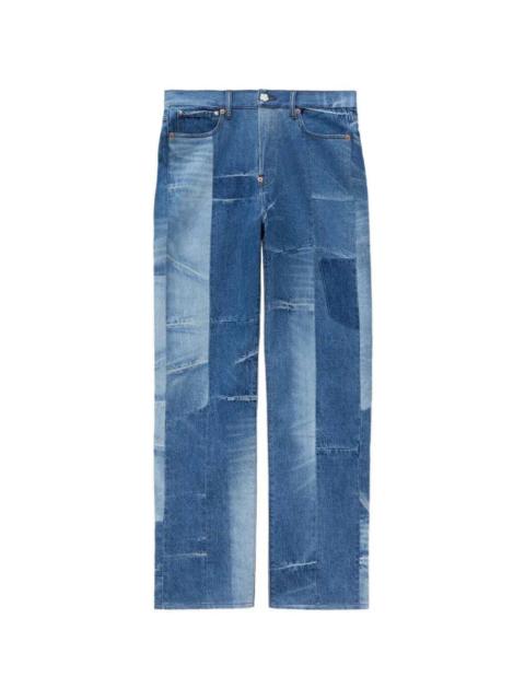 KENZO Kenzo Men Patchwork Design Jeans