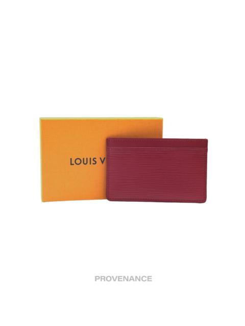 Louis Vuitton Louis Vuitton Card Holder Wallet - Fuchsia Epi Leather